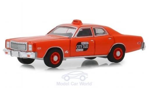 Plymouth Fury 1/64 Greenlight Binghamton New York City Taxi 1977 diecast model cars