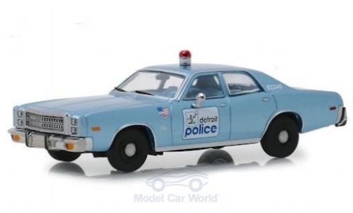 Diecast model cars Plymouth Fury 1/43 Greenlight Detroit Police 1977 Beverly Hills Cop Plymouth Fury 1/43 Greenlight Detroit Police 1977 Beverly Hills Cop diecast model cars