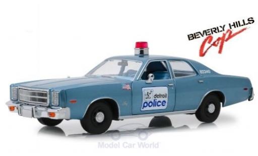 Diecast model cars Plymouth Fury 1/18 Greenlight Detroit Police Department 1977 Beverly Hills Cop Plymouth Fury 1/18 Greenlight Detroit Police Department 1977 Beverly Hills Cop diecast model cars