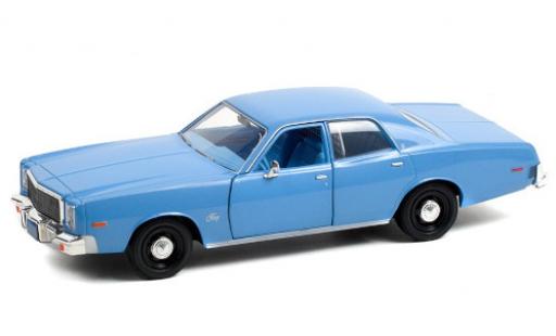 Diecast model cars Plymouth Fury 1/24 Greenlight blue Christine 1977 Plymouth Fury 1/24 Greenlight blue Christine 1977 diecast model cars