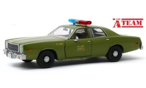 Diecast model cars Plymouth Fury 1/24 Greenlight The A-Team 1977 Plymouth Fury 1/24 Greenlight The A-Team 1977 diecast model cars