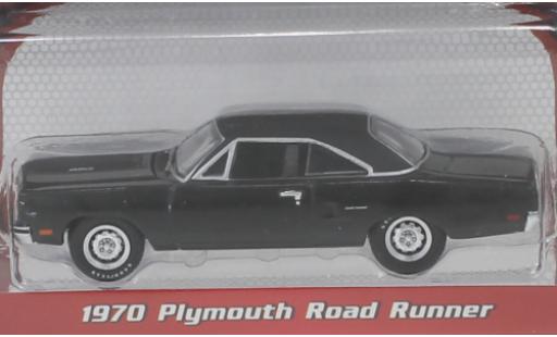 Diecast model cars Plymouth Road Runner 1/64 Greenlight black 1970 Plymouth Road Runner 1/64 Greenlight black 1970 diecast model cars
