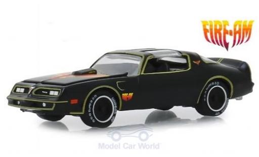 Diecast model cars Pontiac Firebird 1/64 Greenlight T/A Fire AM by VSE black/Dekor 1977 Pontiac Firebird 1/64 Greenlight T/A Fire AM by VSE black/Dekor 1977 diecast model cars
