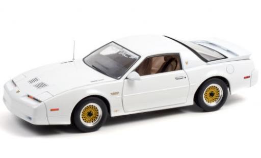 Diecast model cars Pontiac Firebird 1/18 Greenlight Turbo Trans Am white 1989 20th Anniversaire Pilote Car Pontiac Firebird 1/18 Greenlight Turbo Trans Am white 1989 20th Anniversaire Pilote Car diecast model cars