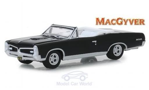 Diecast model cars Pontiac GTO 1/64 Greenlight Convertible black MacGyver 1967 Pontiac GTO 1/64 Greenlight Convertible black MacGyver 1967 diecast model cars