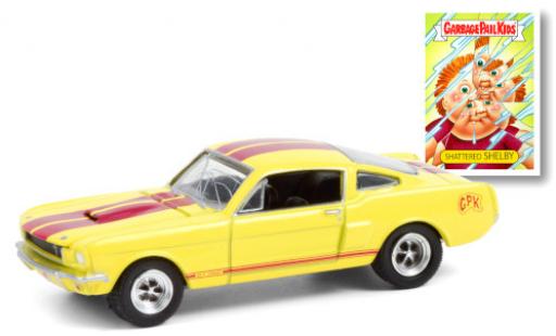 Diecast model cars Shelby GT 1/64 Greenlight 350 yellow/red GPK - Garbage Pail Kids 1966 Shelby GT 1/64 Greenlight 350 yellow/red GPK - Garbage Pail Kids 1966 diecast model cars