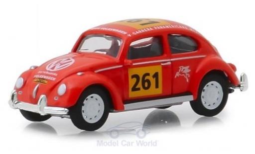 Diecast model cars Volkswagen Beetle 1/64 Greenlight orange No.261 La Carrera Panamericana 1954 Volkswagen Beetle 1/64 Greenlight orange No.261 La Carrera Panamericana 1954 diecast model cars