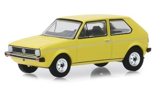 Volkswagen Golf 1/64 Greenlight I yellow 1974 diecast model cars
