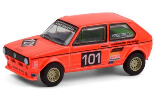 Volkswagen Golf 1/64 Greenlight I Gr.2 No.101 Note Tuning Hockenheim 1975 diecast model cars