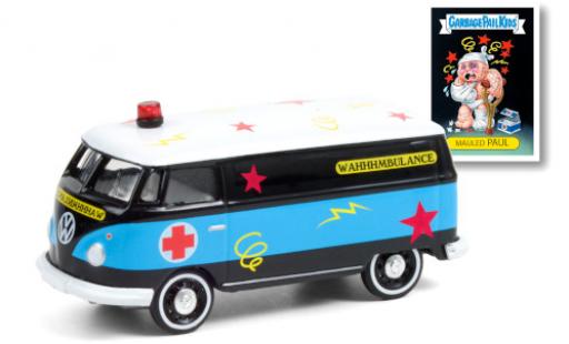 Diecast model cars Volkswagen T1 1/64 Greenlight Panel Van Wahhhmbulance 1965 Volkswagen T1 1/64 Greenlight Panel Van Wahhhmbulance 1965 diecast model cars