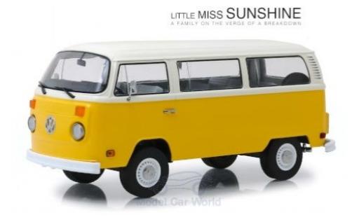 Diecast model cars Volkswagen T2 1/18 Greenlight Bus yellow/white Little Miss Sunshine 1978 Volkswagen T2 1/18 Greenlight Bus yellow/white Little Miss Sunshine 1978 diecast model cars