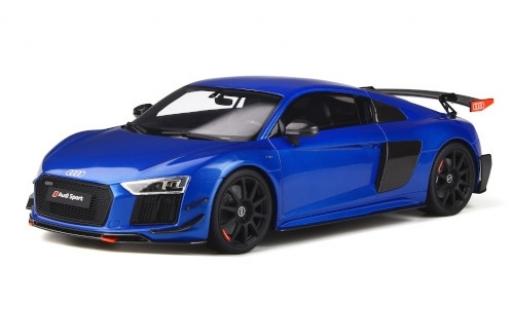 Audi R8 1/18 GT Spirit Performance Parts metallic blue diecast model cars