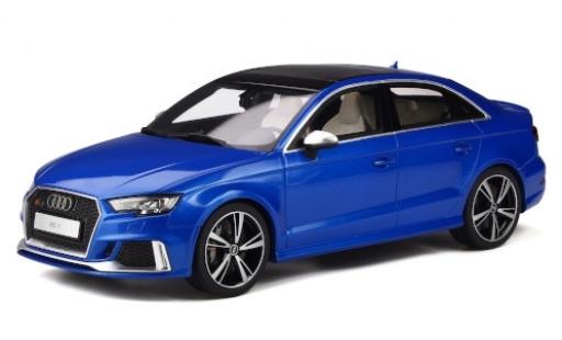 Audi RS3 1/18 GT Spirit Limousine metallic blue 2017 diecast model cars