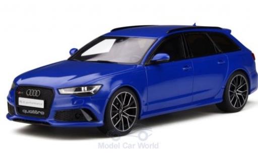 Audi RS6 1/18 GT Spirit (C7) Performance Nogaro Edition metallic blue 2018 diecast model cars