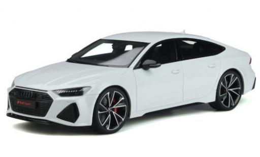 Audi RS7 1/18 GT Spirit Sportback (C8) white 2020 diecast model cars