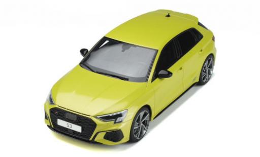 Audi S3 1/18 GT Spirit Sportback yellow 2020 diecast model cars