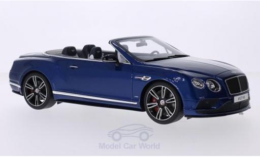 Diecast model cars Bentley Continental T 1/18 GT Spirit GT V8 S Convertible metallic blue Bentley Continental T 1/18 GT Spirit GT V8 S Convertible metallic blue diecast model cars