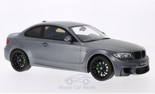 Bmw 1M 1/18 GT Spirit (E82) matt-grey 2011 Türen und Hauben geschlossen diecast model cars