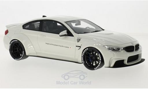 Bmw M4 1/18 GT Spirit LB white diecast model cars