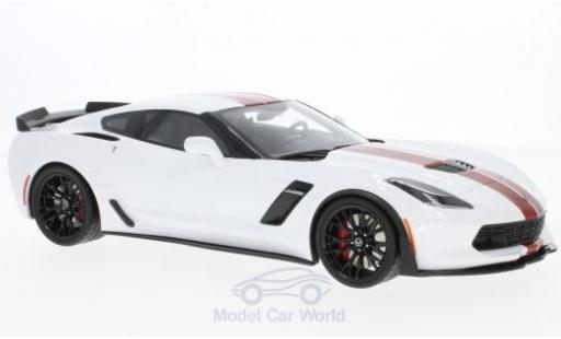 Diecast model cars Chevrolet Corvette 1/18 GT Spirit C7 Z06 white/red 2017 Chevrolet Corvette 1/18 GT Spirit C7 Z06 white/red 2017 diecast model cars