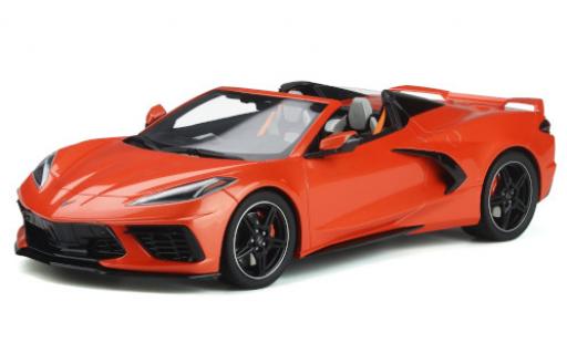 Diecast model cars Chevrolet Corvette 1/18 GT Spirit C8 Convertible orange 2020 Chevrolet Corvette 1/18 GT Spirit C8 Convertible orange 2020 diecast model cars