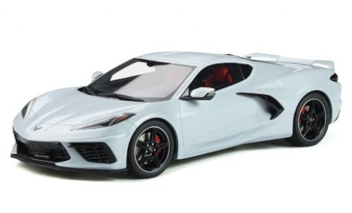 Diecast model cars Chevrolet Corvette 1/18 GT Spirit (C8) metallic grey 2020 Chevrolet Corvette 1/18 GT Spirit (C8) metallic grey 2020 diecast model cars