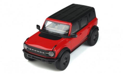 Diecast model cars Ford Bronco 1/18 GT Spirit 4 Doors Wildtrack red/black 2021 Ford Bronco 1/18 GT Spirit 4 Doors Wildtrack red/black 2021 diecast model cars