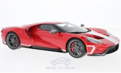 Diecast model cars Ford GT 1/18 GT Spirit red/white 2017 Heritage Edition Ford GT 1/18 GT Spirit red/white 2017 Heritage Edition diecast model cars