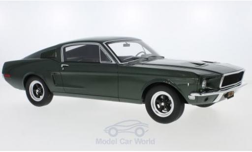 Diecast model cars Ford Mustang 1/18 GT Spirit GT green Bullitt 1968 Ford Mustang 1/18 GT Spirit GT green Bullitt 1968 diecast model cars