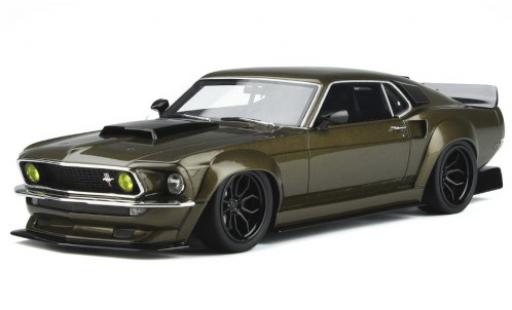 Ford Mustang 1/18 GT Spirit Prior Design metallic brown 1969 diecast model cars