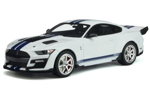 Diecast model cars Ford Mustang 1/18 GT Spirit Shelby GT500 Dragon Snake white/blue 2020 Ford Mustang 1/18 GT Spirit Shelby GT500 Dragon Snake white/blue 2020 diecast model cars