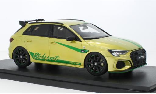 Audi S3 1/18 GT Spirit MTM Clubsport metallise yellow/vert 2022 diecast model cars