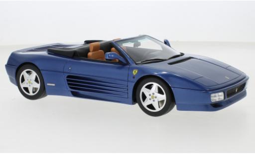 Ferrari 348 1/18 GT Spirit Spider metallise blue 1994 diecast model cars