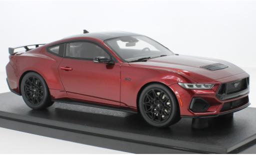 Diecast model cars Ford Mustang 1/18 GT Spirit GT metallise red foncé 2024 Ford Mustang 1/18 GT Spirit GT metallise red foncé 2024 diecast model cars