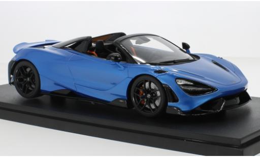 McLaren 765 1/18 GT Spirit LT Spider metallise blue 2021 diecast model cars