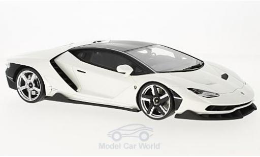 Lamborghini Centenario 1/18 GT Spirit metallic white 2016 diecast model cars