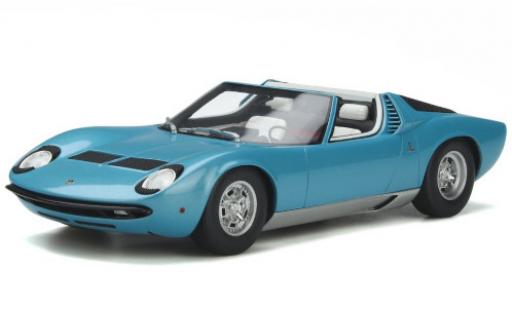 Lamborghini Miura 1/18 GT Spirit P400S Roadster blue 1968 diecast model cars