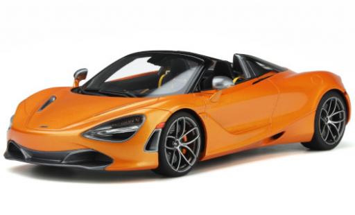 McLaren 720 1/18 GT Spirit S Spider metallic orange 2018 diecast model cars