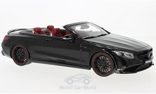 Diecast model cars Mercedes CLA 1/18 GT Spirit Brabus 850 S Class Cabrio black 2016 Mercedes CLA 1/18 GT Spirit Brabus 850 S Class Cabrio black 2016 diecast model cars