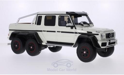 Diecast model cars Mercedes Classe G 1/18 GT Spirit G63 AMG 6x6 metallic white 2014 Mercedes Classe G 1/18 GT Spirit G63 AMG 6x6 metallic white 2014 diecast model cars
