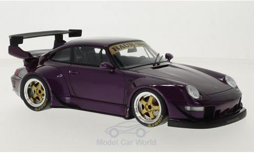 Diecast model cars Porsche 993 RWB 1/18 GT Spirit 911 () RWB metallic purple Porsche 993 RWB 1/18 GT Spirit 911 () RWB metallic purple diecast model cars