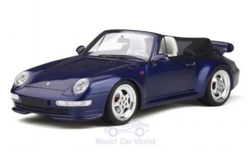 Diecast model cars Porsche 993 Turbo 1/18 GT Spirit 911 () Turbo Cabriolet metallic blue Porsche 993 Turbo 1/18 GT Spirit 911 () Turbo Cabriolet metallic blue diecast model cars
