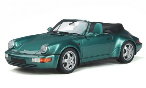 Diecast model cars Porsche 964 Turbo 1/18 GT Spirit 911 Carrera 2 Cabriolet () metallic green 1992 Turbo-Look Porsche 964 Turbo 1/18 GT Spirit 911 Carrera 2 Cabriolet () metallic green 1992 Turbo-Look diecast model cars