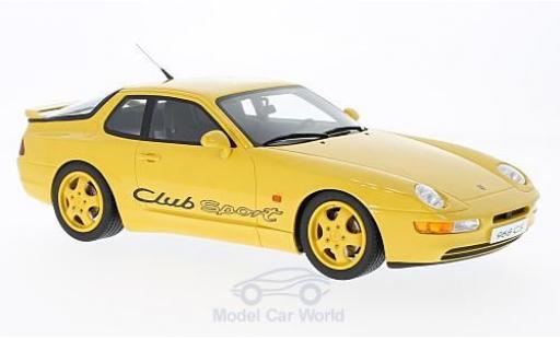 Porsche 968 1/18 GT Spirit Club Sport yellow diecast model cars