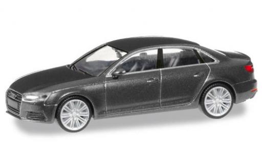 Diecast model cars Audi A4 1/87 Herpa (B9) metallic grey Audi A4 1/87 Herpa (B9) metallic grey diecast model cars