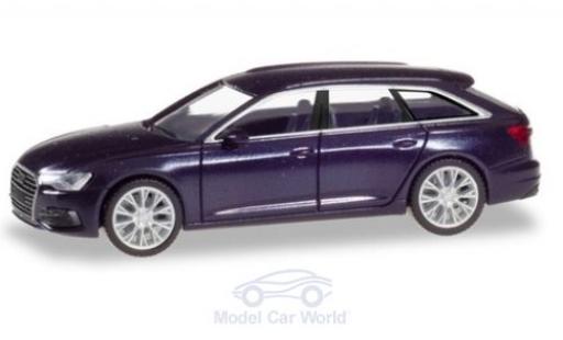 Diecast model cars Audi A6 1/87 Herpa Avant metallic blue Audi A6 1/87 Herpa Avant metallic blue diecast model cars