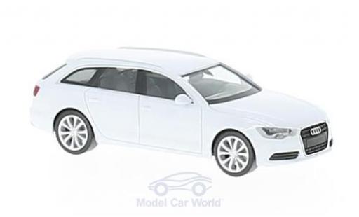 Diecast model cars Audi A6 1/87 Herpa Avant metallic white Audi A6 1/87 Herpa Avant metallic white diecast model cars