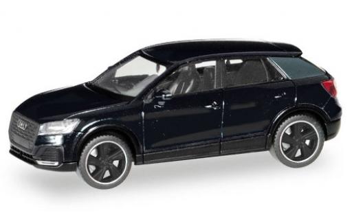 Diecast model cars Audi Q2 1/87 Herpa black Black Edition Audi Q2 1/87 Herpa black Black Edition diecast model cars
