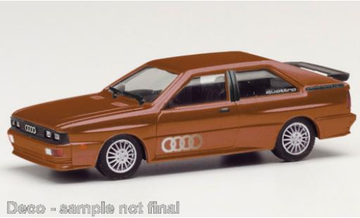 Diecast model cars Audi Quattro 1/87 Herpa quattro metallic brown Audi Quattro 1/87 Herpa quattro metallic brown diecast model cars