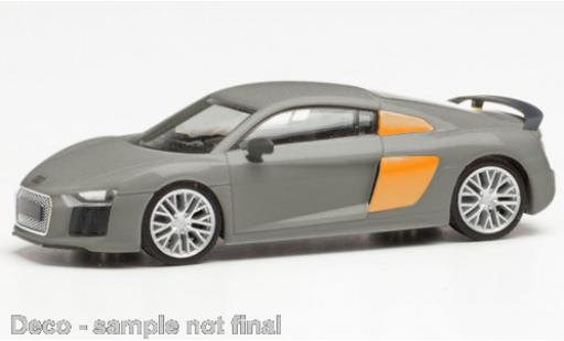 Diecast model cars Audi R8 1/87 Herpa V10 Plus grey/orange Audi R8 1/87 Herpa V10 Plus grey/orange diecast model cars